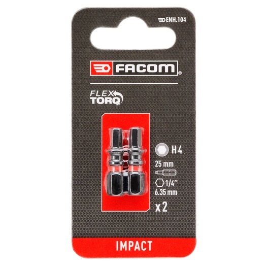 Impact Flextorq, 25 mm, 2 pack, 4 mm