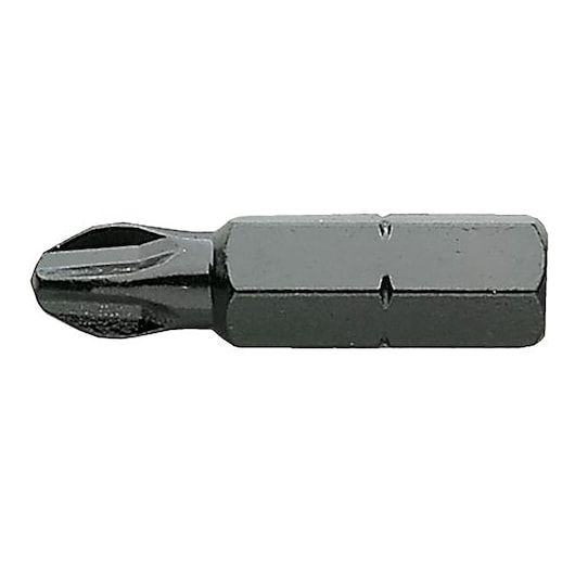 Facom ENP_201 screwdriver bit, black, hexagonal shaft, photographed on white background.