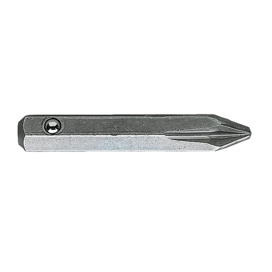 Facom EP_000 steel screwdriver bit, photographed from the side on a white background.