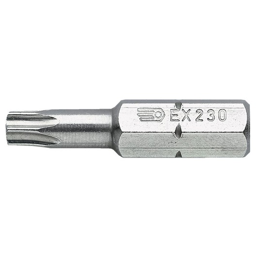 Facom EX_225 metal screwdriver bit, hexagonal body, side view on white background.