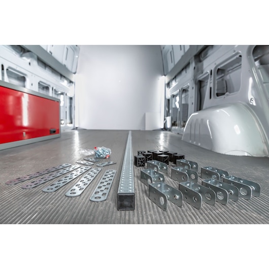 Complete Fixing Kit for Attaching Elements to Truck Walls