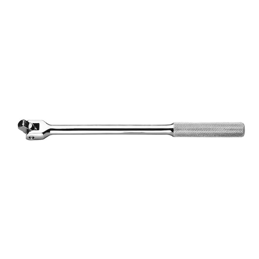 Facom J145 breaker bar with knurled handle, chrome finish, shown in side view on white background.