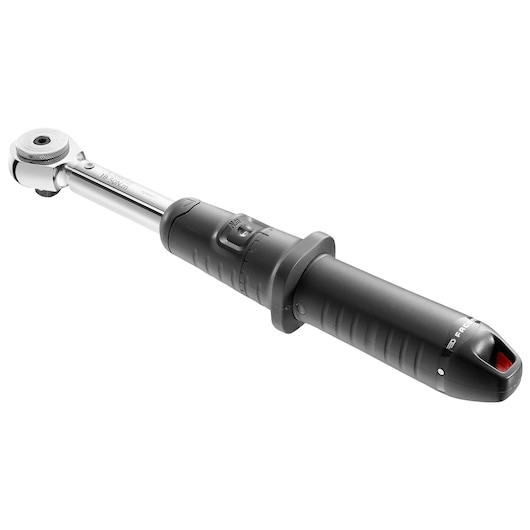 Facom J_209-50PB torque wrench with black and silver finish, angled view on white background.