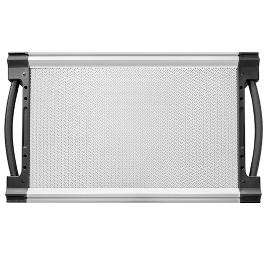 Facom JET.6M4A metal drawer tray with black handles, top view, photography product category.