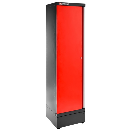 JLS3 STORAGE CABINET H 2M 1 SOLID DOOR L500MM RED