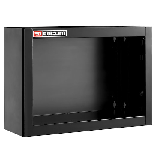 Facom JLS3-CHS black metal wall cabinet front angle on white background.
