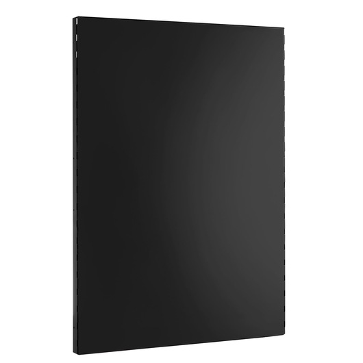 Photo of Facom black metal panel, SKU JLS3-PNBBS, tool storage accessory, angled on white background.