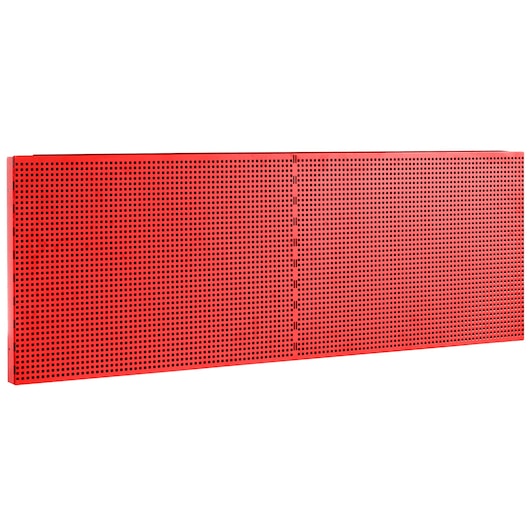 Facom JLS3-PPAV2 red perforated metal tool storage panel, angled on white background.