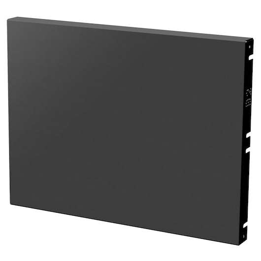 Facom JLS3-TRAB2BS black metal storage panel, angled view on white background.