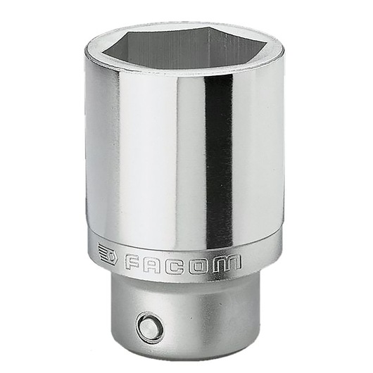 Facom K_19LA chrome hex socket tool, studio angle on white background.