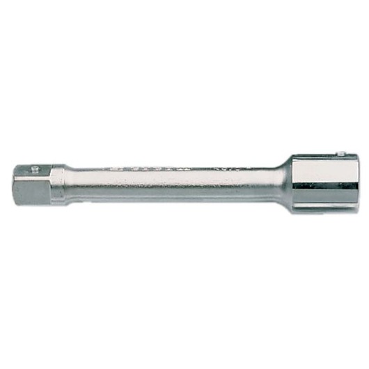 Facom K_210B chrome extension bar side angle, socket accessory on white background.