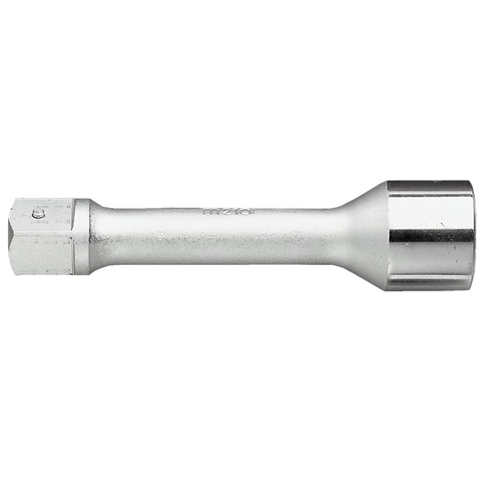 Facom M_210A chrome finish socket extension bar, side view, on white background.
