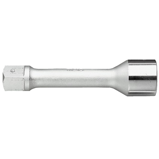 Photo of Facom M_215A chrome extension bar, automotive hand tool, side view on white background.