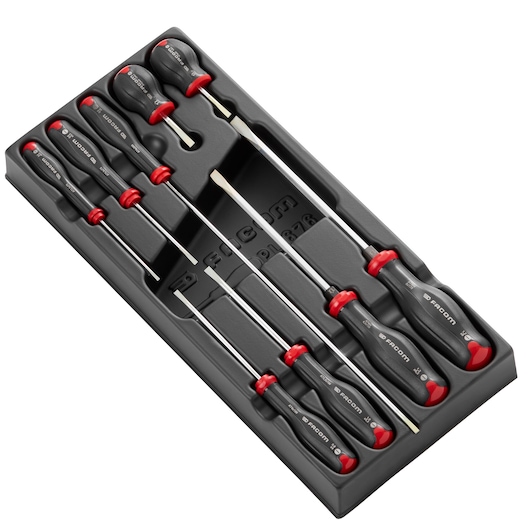 9 PROTWIST® screwdriver in thermo-formed module, small 1/3"