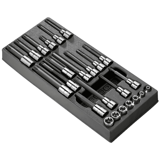 1/2 in. and 3/8 in. Module of Cylinder Head socket (24 pc.)