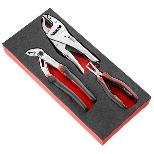 Foam module of 3 pliers,