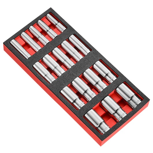 1/2 in. Long Socket Set Foam Module Module