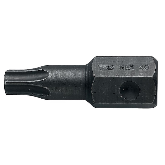 Facom NEX_40A black metal Torx bit side view, engraved with NEX 40, tool accessory.