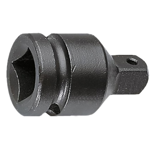 Facom NG_230A socket adapter in black, side angle on white background, compact cylindrical design.