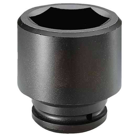 Facom NG_75A black impact socket, hexagonal, single socket photographed on white background.