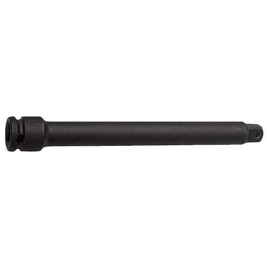 Facom NJ_210A black impact extension bar photographed on a white background, side angle.