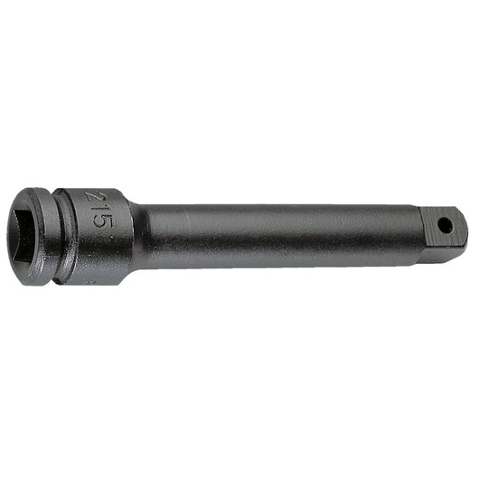 Facom NK_215A black impact socket extension bar, side view, for heavy-duty use.