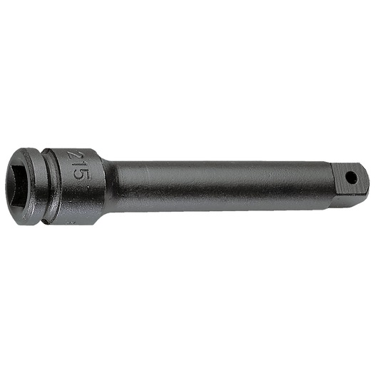 Facom NM_210A black socket extension bar, side view, isolated on white background.