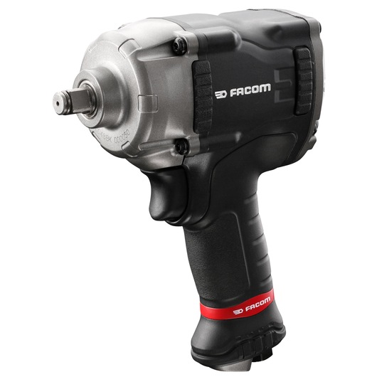 Facom NS.3100GPB impact wrench black and silver, front angle on white background.