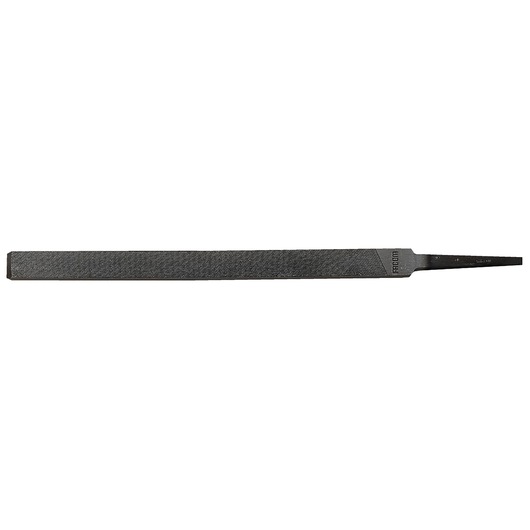 Facom PAM_B250A flat hand file with fine textured surface, side view on white background.