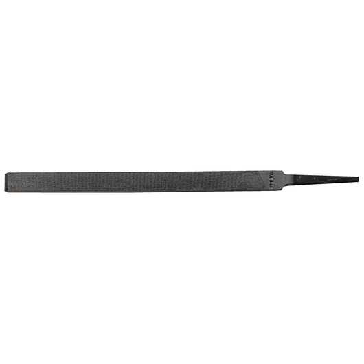 Photo of Facom PAM_MD200A flat metal file, black, shown from side on white background.