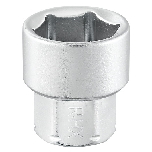 Facom socket tool, silver metal finish, front angle, engraved R_11HX SKU.