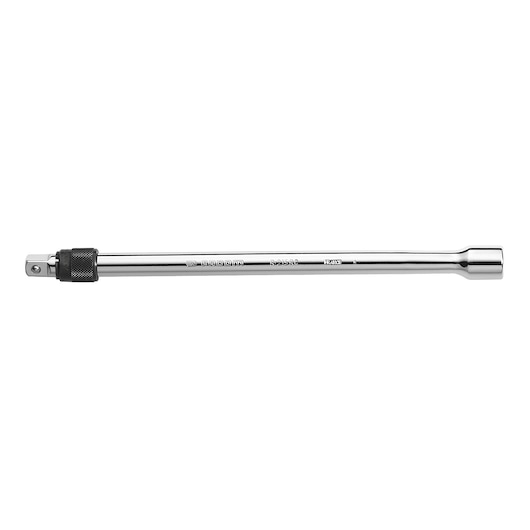 Facom R_217RC chrome extension bar with knurled grip, photographed on white background, hand tool accessory.