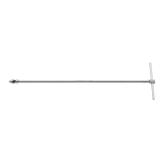 Facom R_228 long T-handle universal joint socket wrench, side view on white background.