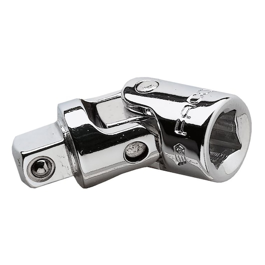 Facom chrome universal joint socket tool, side angle, SKU R_240A, photography on white background.