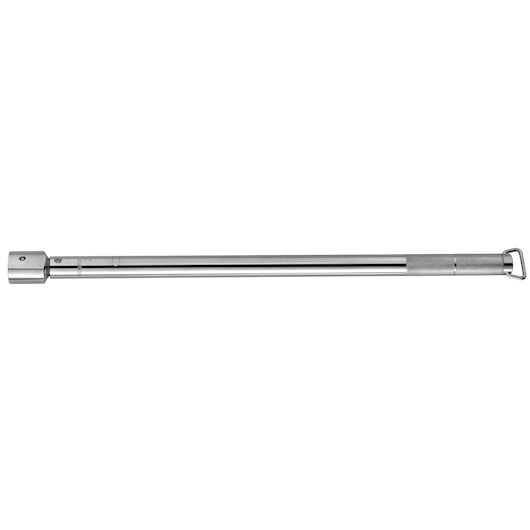 Facom R_344DA long chrome breaker bar, textured grip, photographed from side on white background.