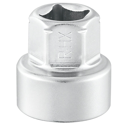 1/4 in. Hexagonal Shape Socket, 6-point, 13 mm