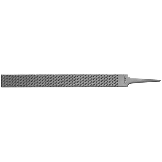 Facom RAB_PMD250A flat metal file with textured surface, side angle on white background.