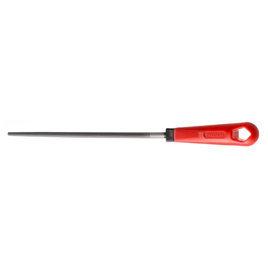 Facom round file with red handle, SKU RD_MD200EMA, shown flat on white background.