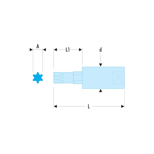 1/4 in. Hexagonal Bit Socket, 2 mm