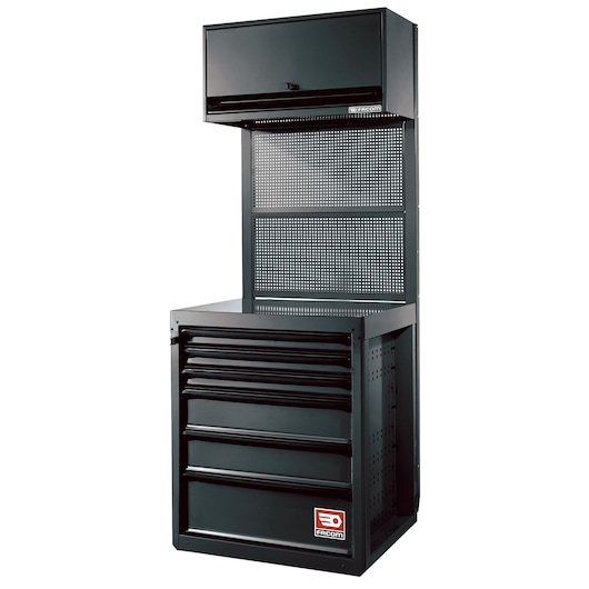 Top Chest With Door, Black