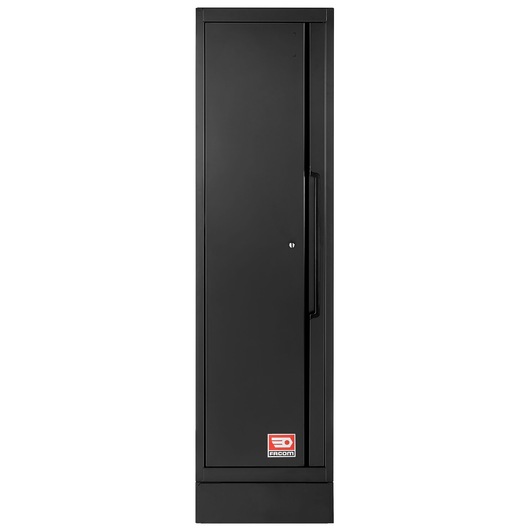 Facom RWS2-A500PPBS tall black metal storage cabinet, front angle, with logo and handle.