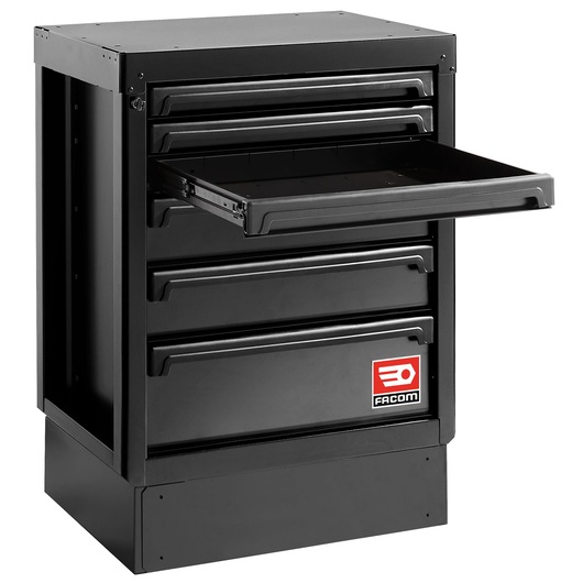 Base unit 6 drawers RWS2 black