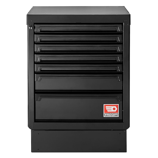 Base unit 7 drawers RWS2 black