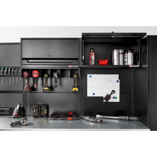 Powertool rack unit RWS2 black