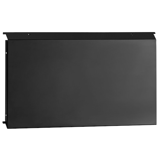 Facom black steel panel RWS2-PPNBBS for workshop storage, front view on white background.