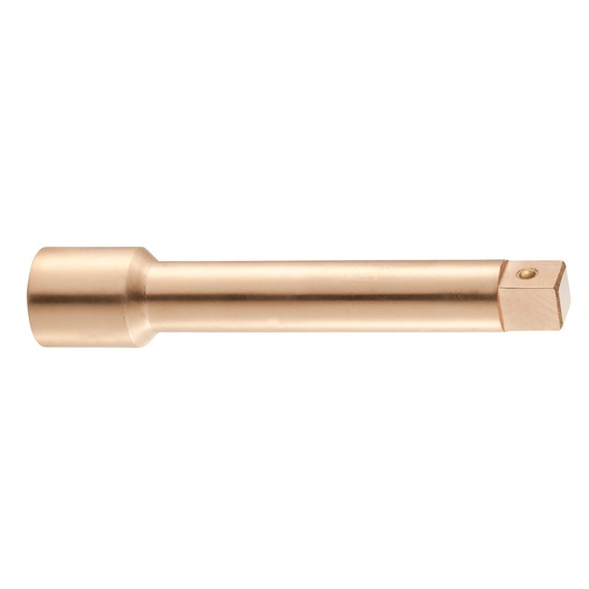 Facom S_208SR non-sparking extension bar, brass finish, product side view on white background.