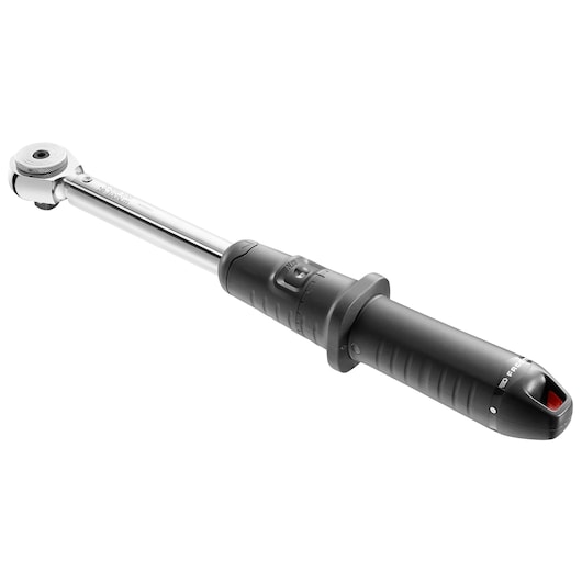 Facom torque wrench S_209-100PB with black ergonomic handle, side angle on white background.