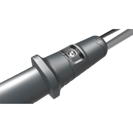 Facom S_209-100PB torque wrench handle with Nm scale, close-up on white background.