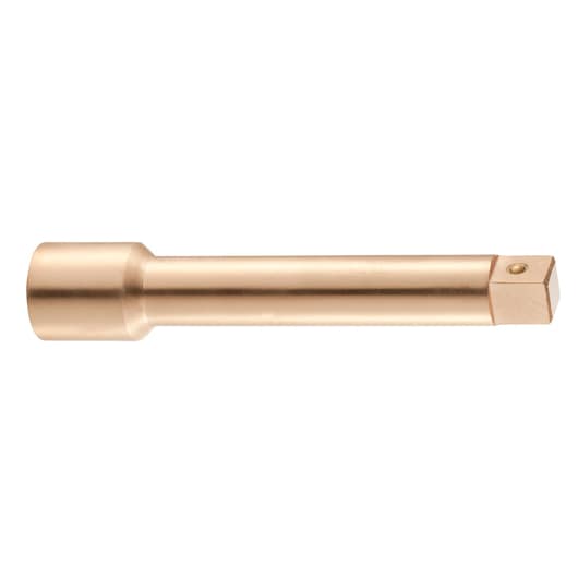 Facom S_210SR non-sparking extension bar, gold finish, shown on white background, side view.