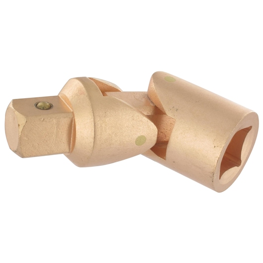 Facom S_240SR copper-colored universal joint socket adapter, side angle on white background.